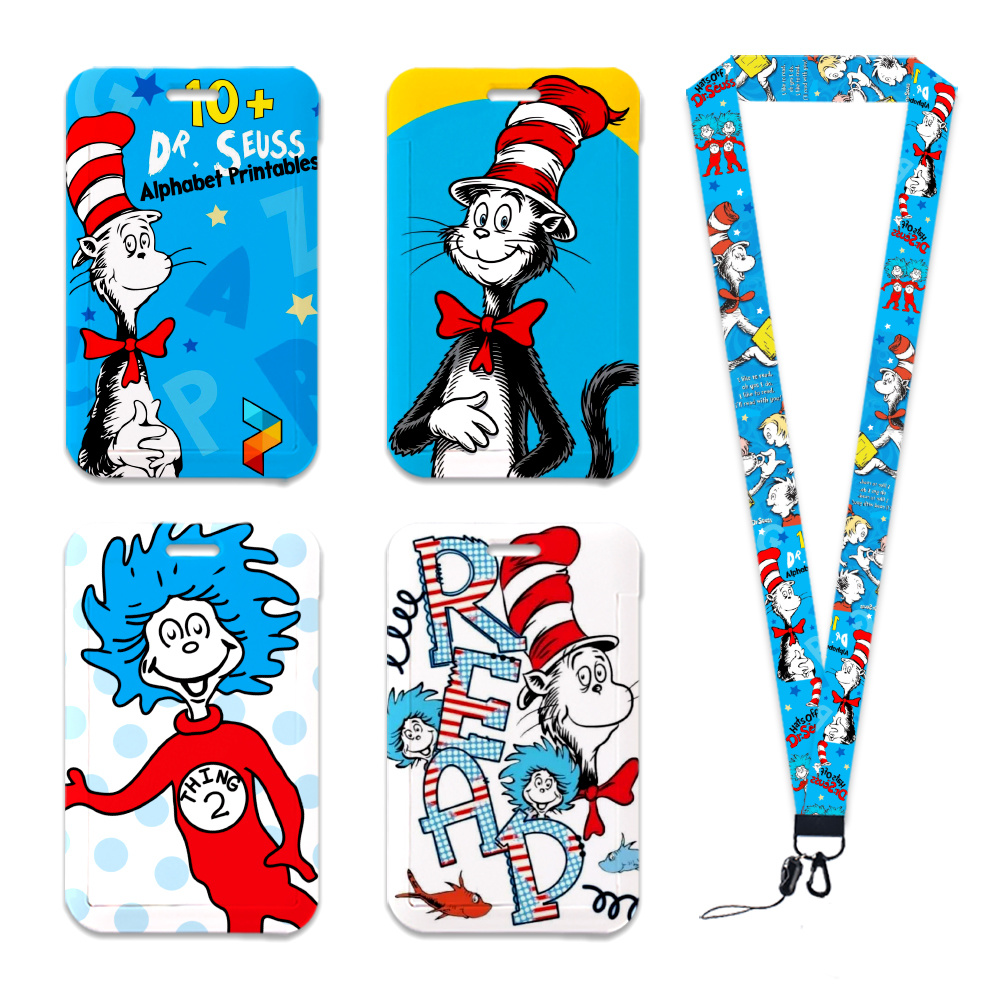 Comedy Films Hat Cat Design Ca - огляд і ціна Lanyard Badge Holder