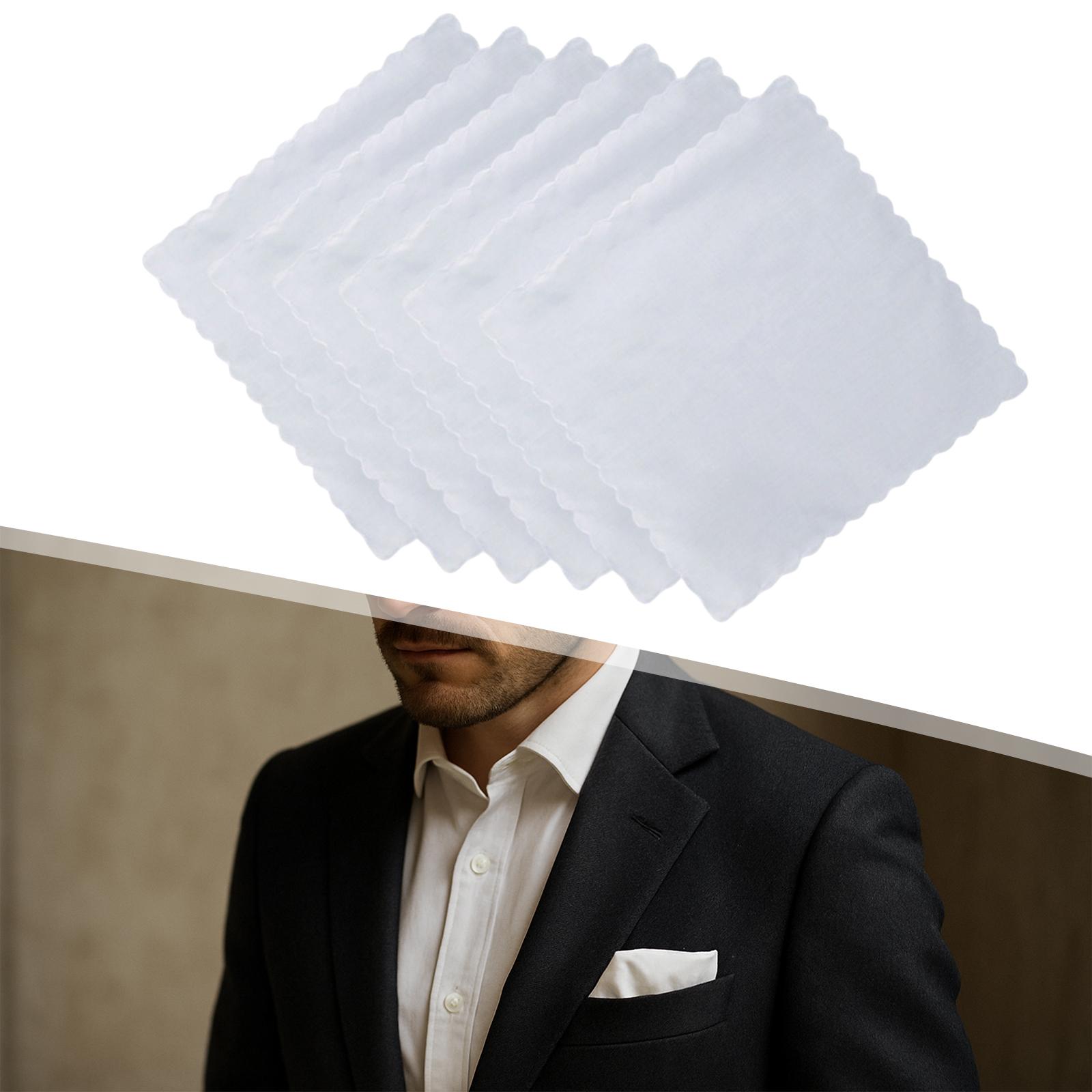 6Pcs Cotton Handkerchiefs for  - огляд і ціна Handkerchief Cotton Men