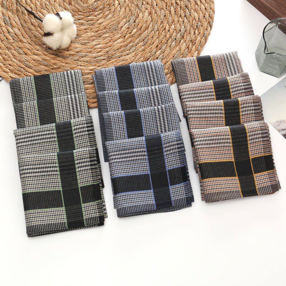 3/6/12 Pcs Men's Pure Cotton H - огляд і ціна Handkerchief Cotton Men