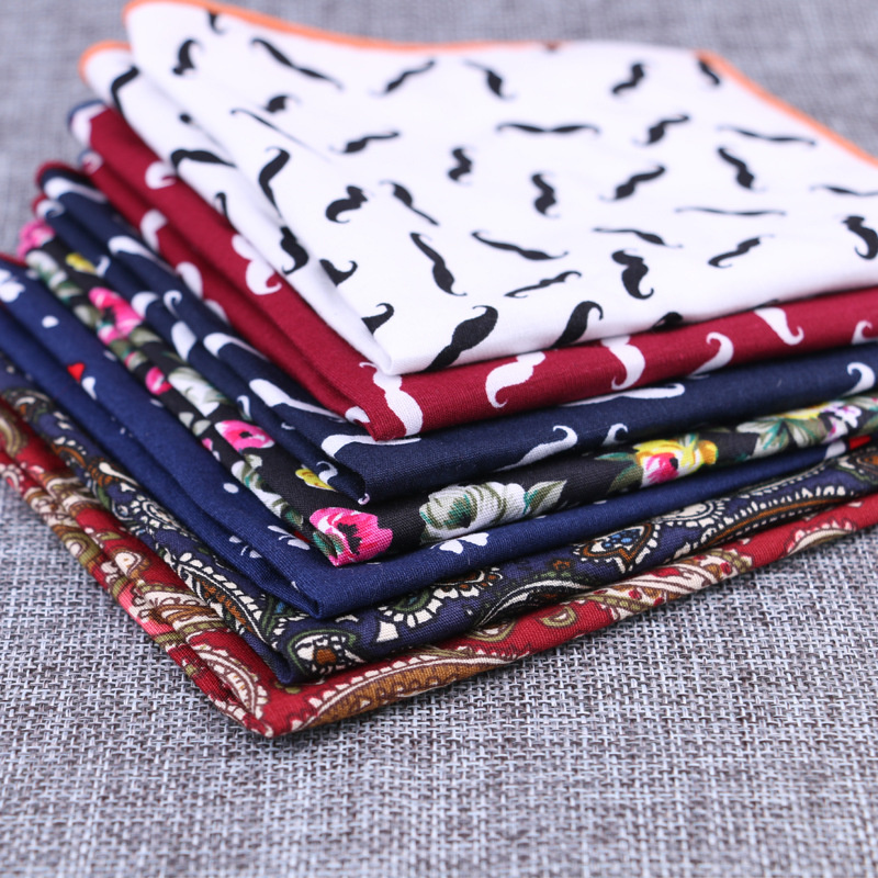 Fashion Cotton Pocket Square F - огляд і ціна Handkerchief Cotton Men