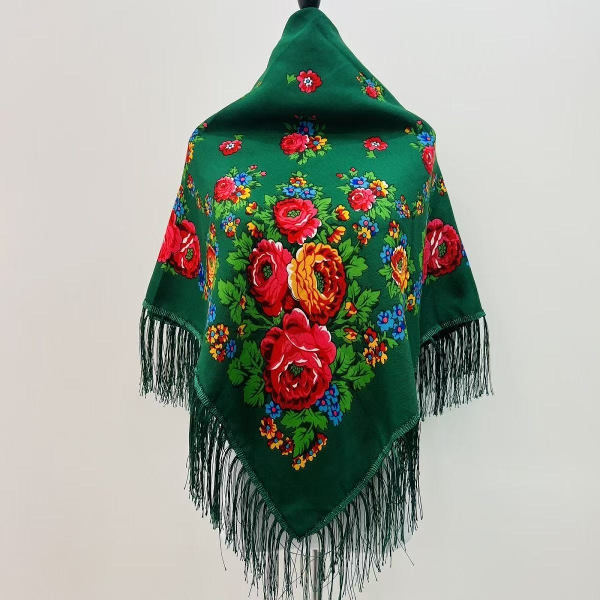 120*120cm Luxury Floral Russia - огляд і ціна Bandana Cotton