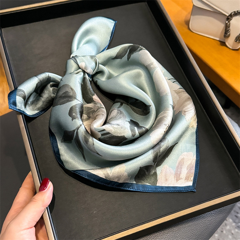 100% Silk Scarf Bandana Women  - огляд і ціна Scarf Silk Square