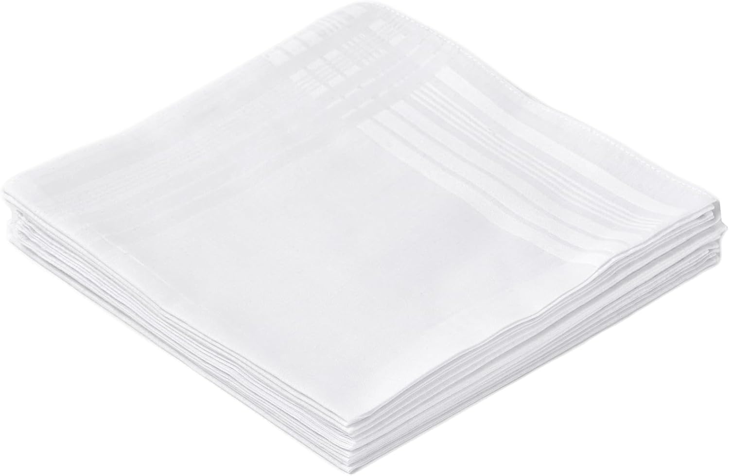 Men's Pure White 100% Cotton H - огляд і ціна Handkerchief Cotton Men