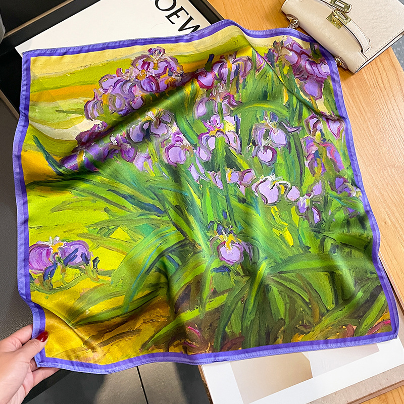 New 2023 Real Silk Hair Scarf  - огляд і ціна Ascot Neck Scarf
