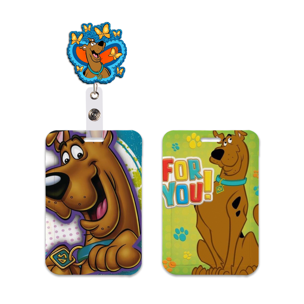Cartoon Dog Card Case Lanyard  - огляд і ціна Lanyard Badge Holder