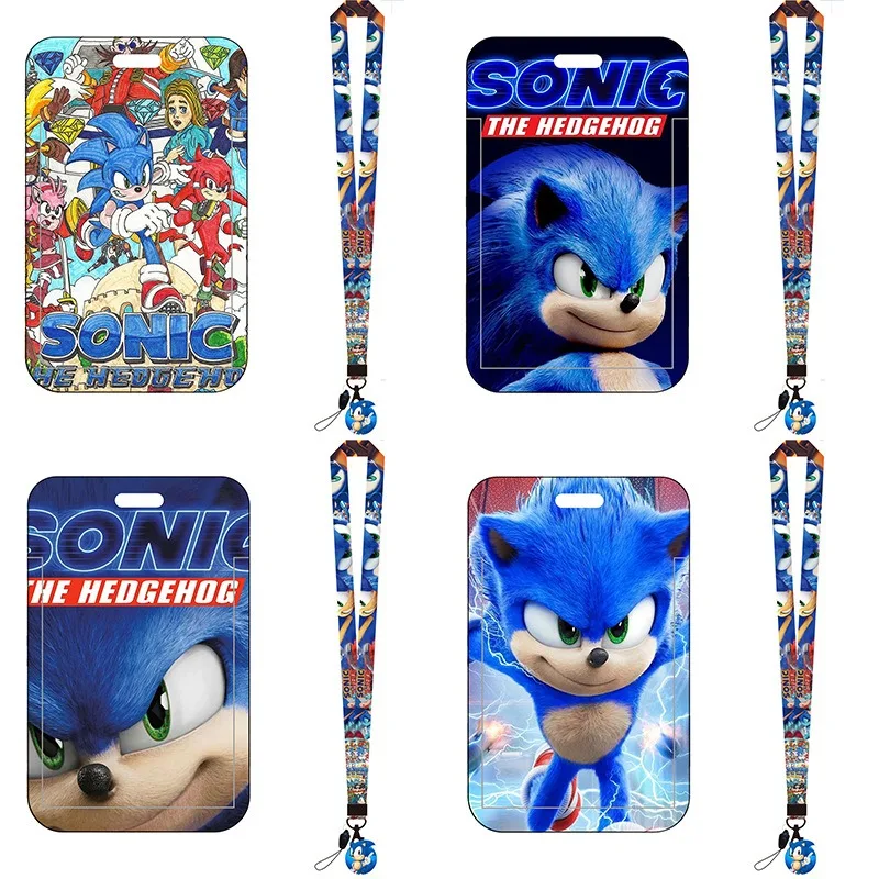 Cartoon Sonic Bus Card Holder  - огляд і ціна Lanyard Badge Holder