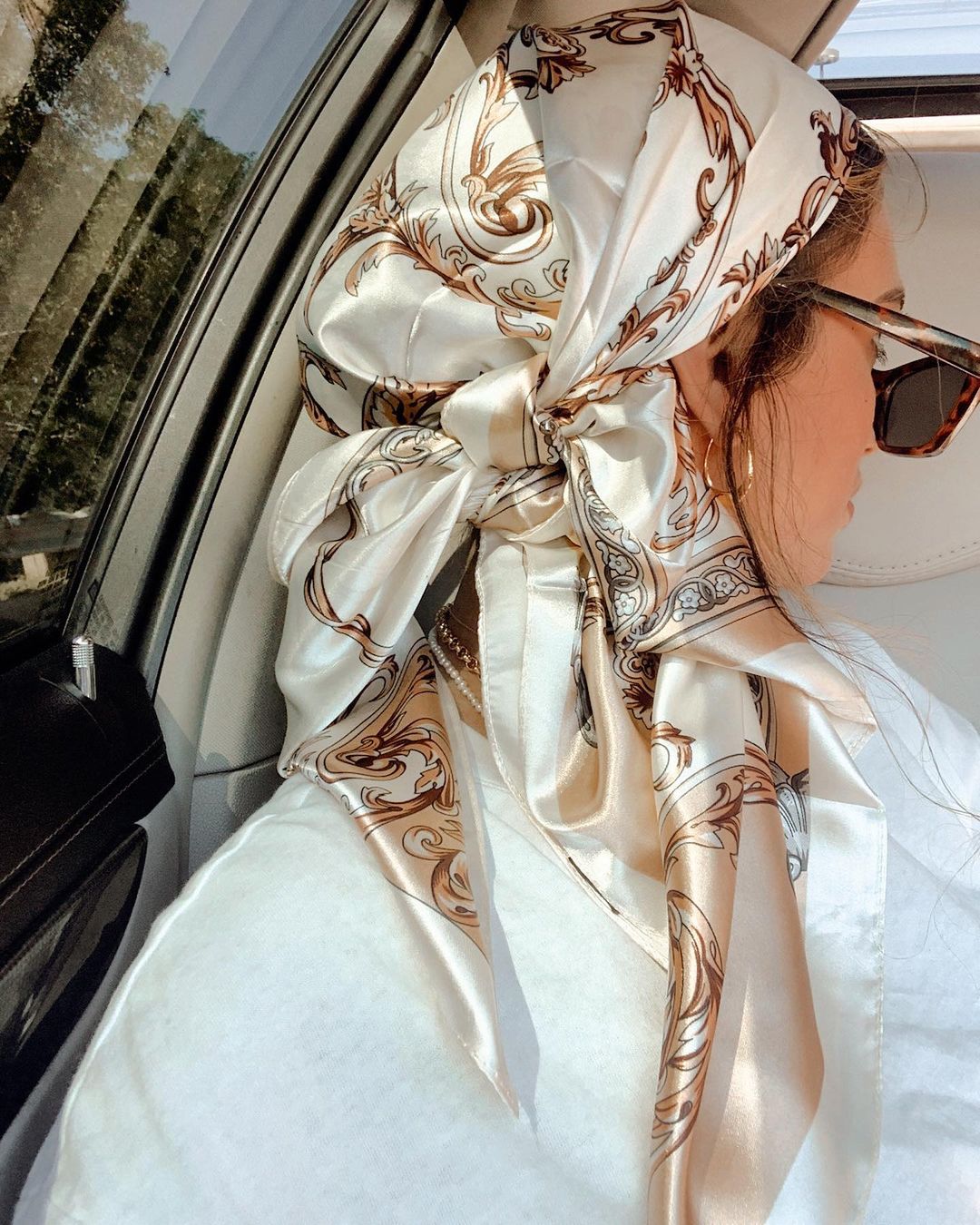 Satin Square Scarf Women Musli - огляд і ціна Silk Neck Scarf
