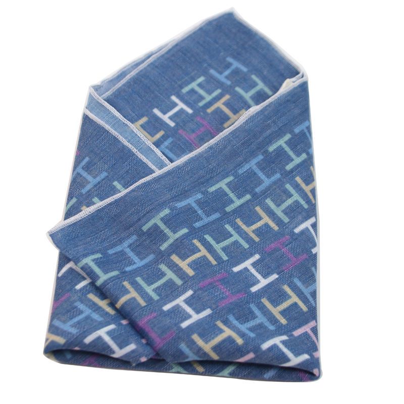 Men's Square Scarf with Button - огляд і ціна Scarf Silk Square