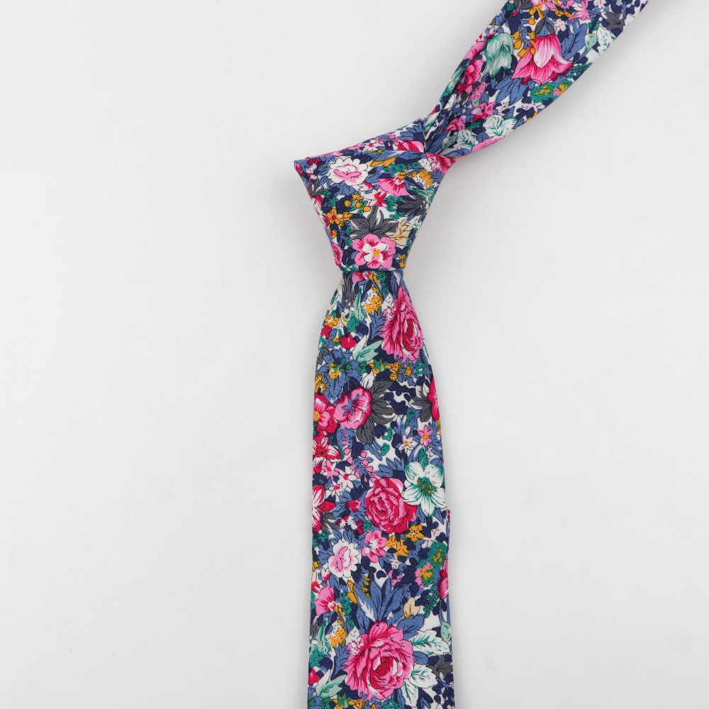 Cotton Flower Tie Men's Colour - огляд і ціна Skinny Tie Men