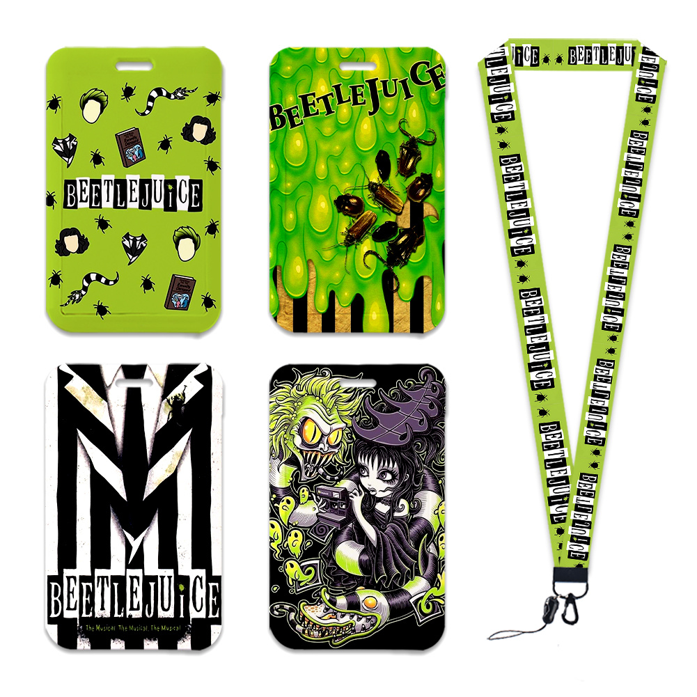 Cartoon Horror Movie ID Card H - огляд і ціна Lanyard Badge Holder