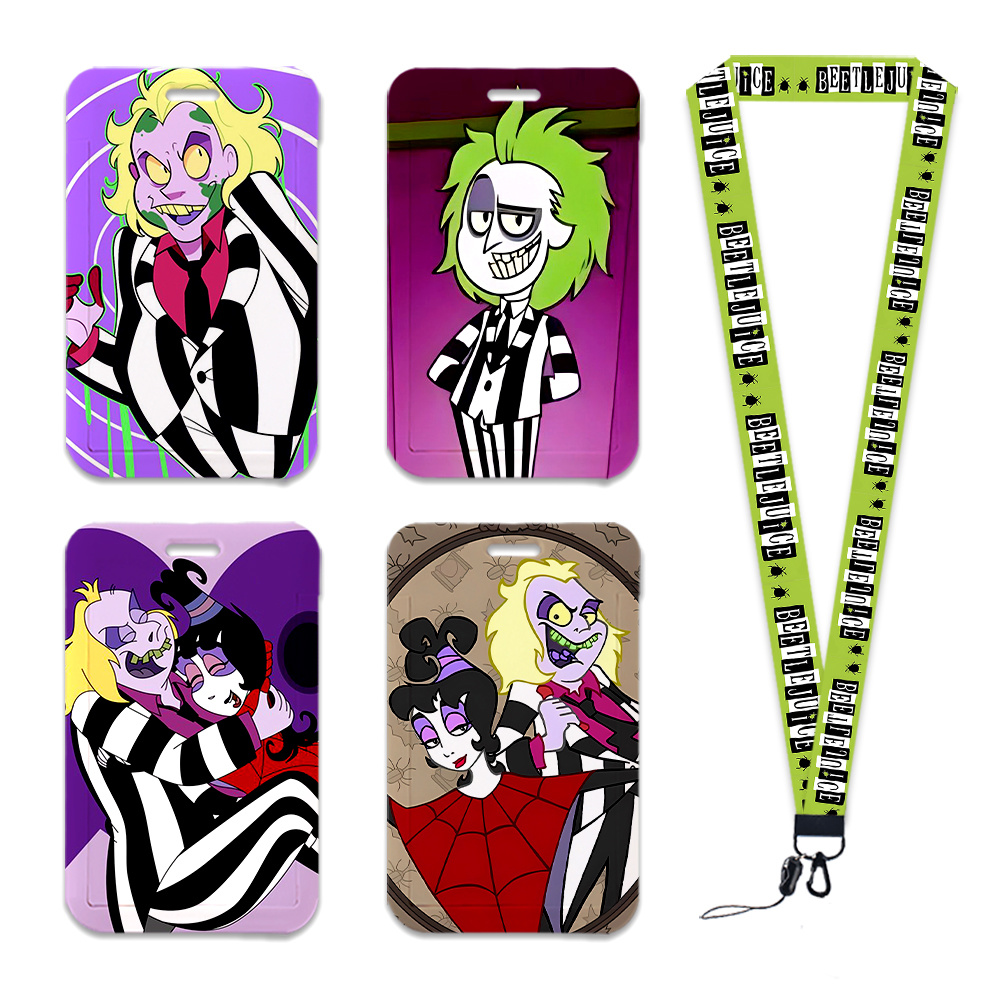 Cartoon Horror Movie ID Card H - огляд і ціна Lanyard Badge Holder