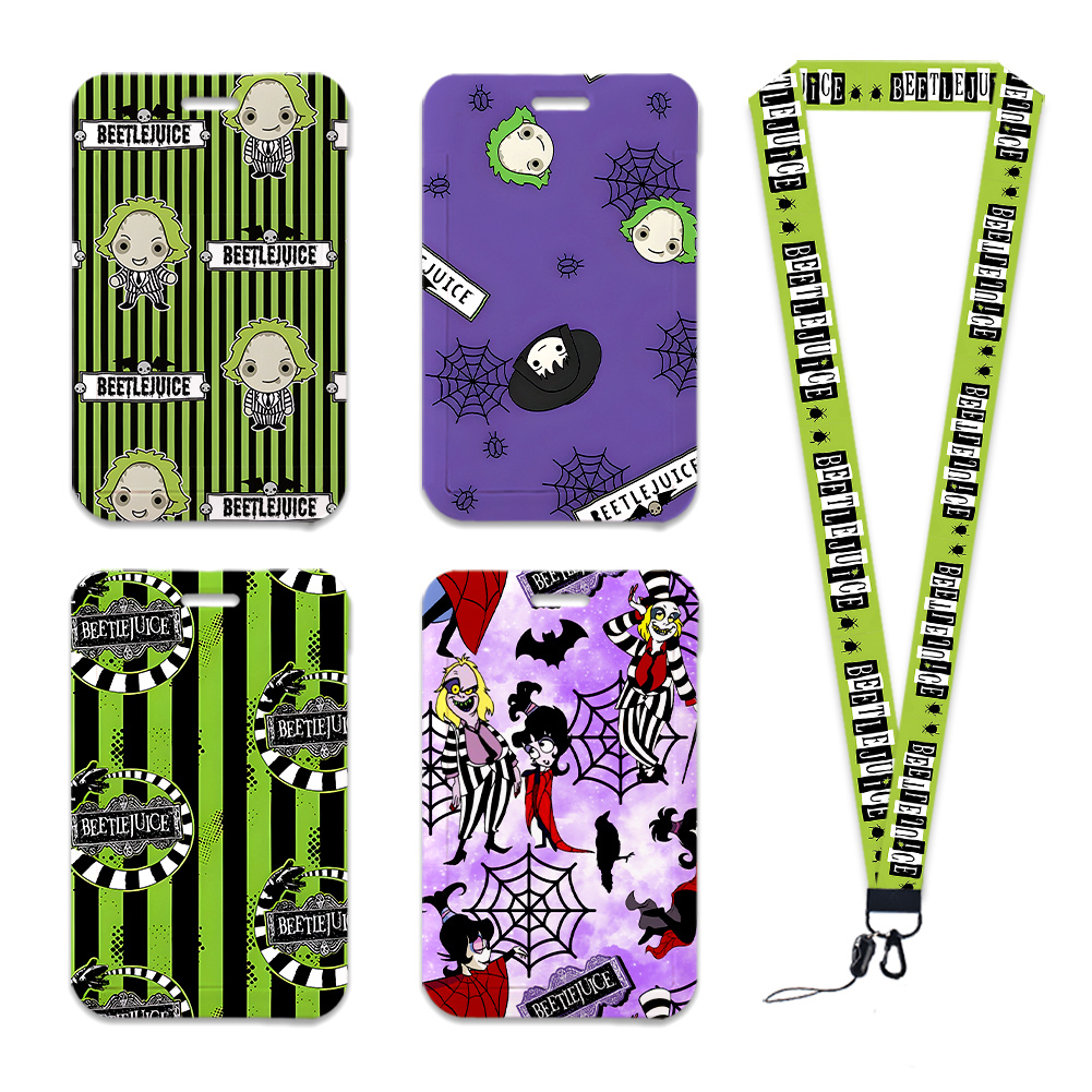 Cartoon Horror Movie ID Card H - огляд і ціна Lanyard Badge Holder