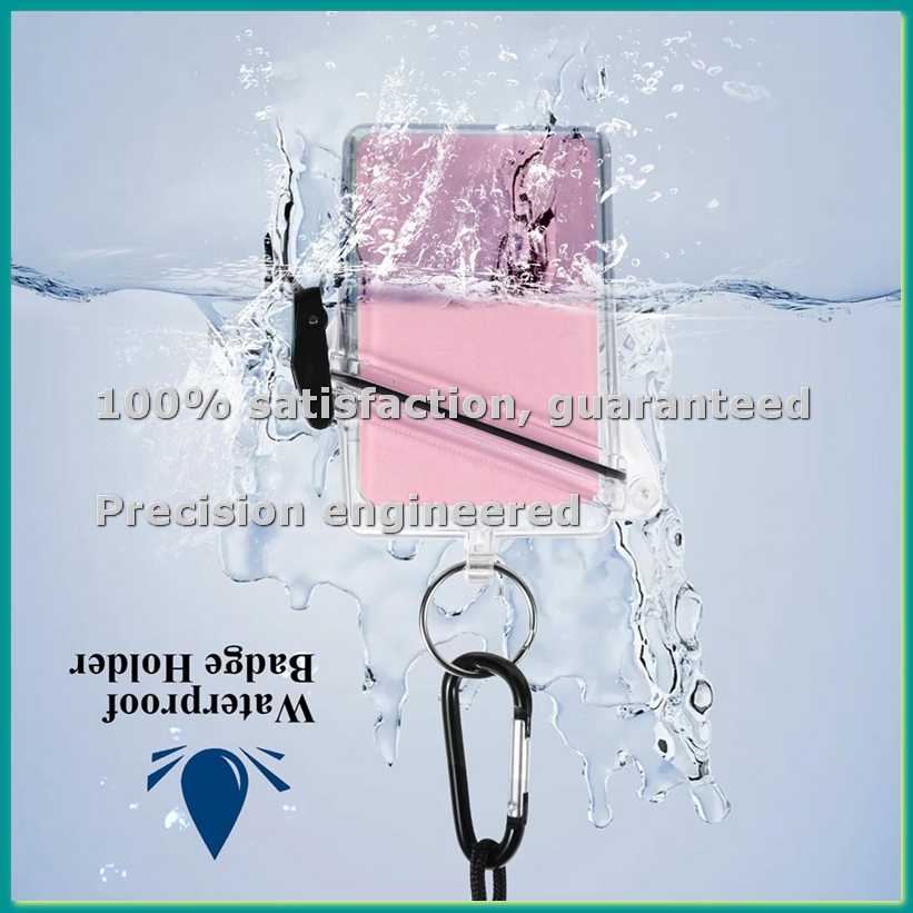 5 Pack Waterproof ID Badge Hol - огляд і ціна Lanyard Badge Holder
