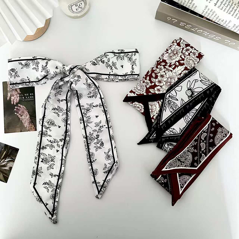 Luxury Fashion Woman Skinny Si - огляд і ціна Silk Neck Scarf