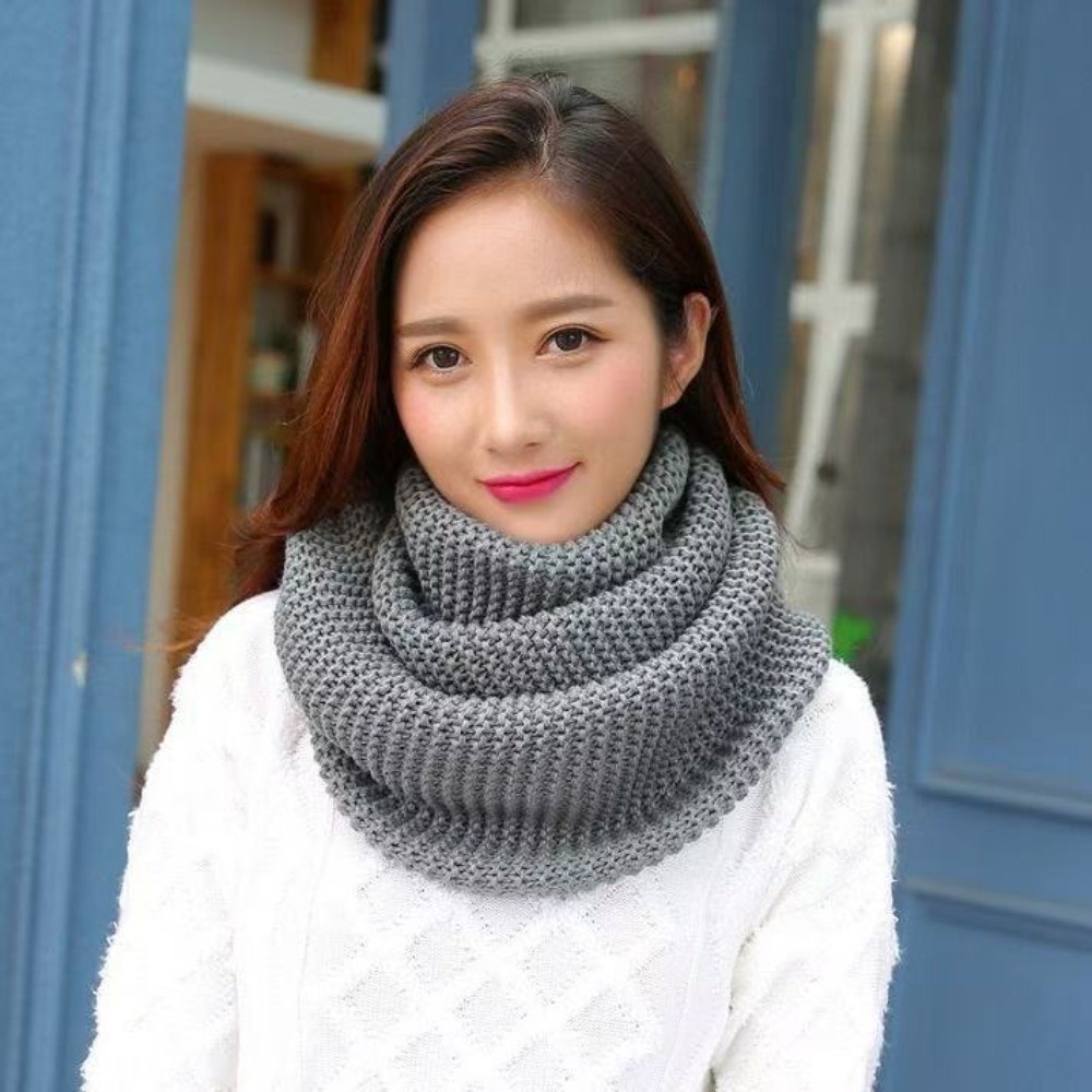 Solid Color Infinity Loop Scar - огляд і ціна Infinity Scarf Knit