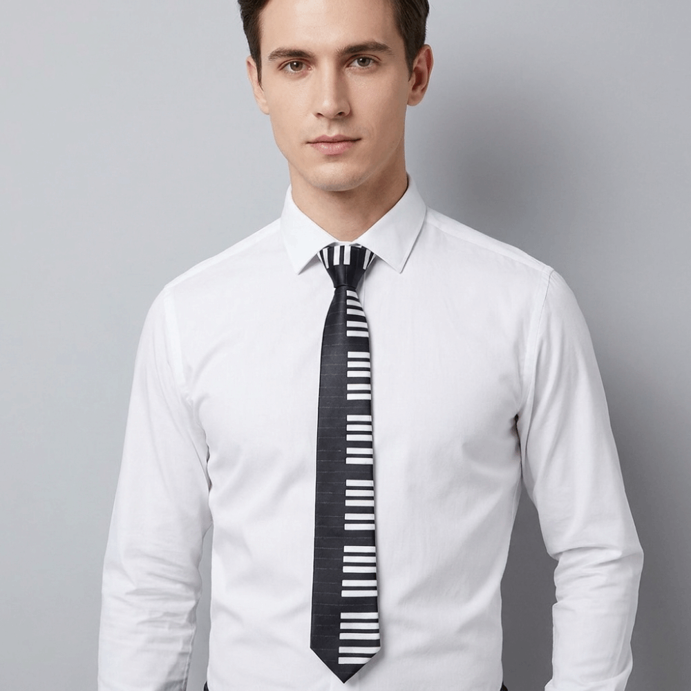 Simple Skinny Piano Necktie Sl - огляд і ціна Skinny Tie Men