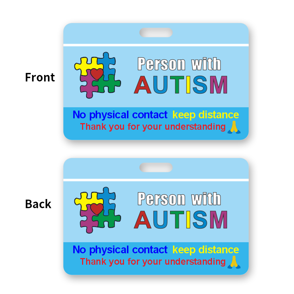 Autism ID Card with Neck Lanya - огляд і ціна Lanyard Badge Holder