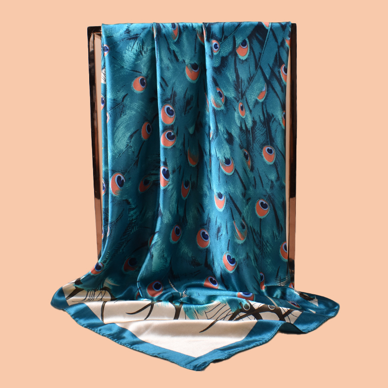 1PC Ladies Large Square Scarf  - огляд і ціна Scarf Silk Square