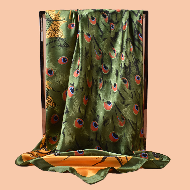 1PC Ladies Large Square Scarf  - огляд і ціна Scarf Silk Square